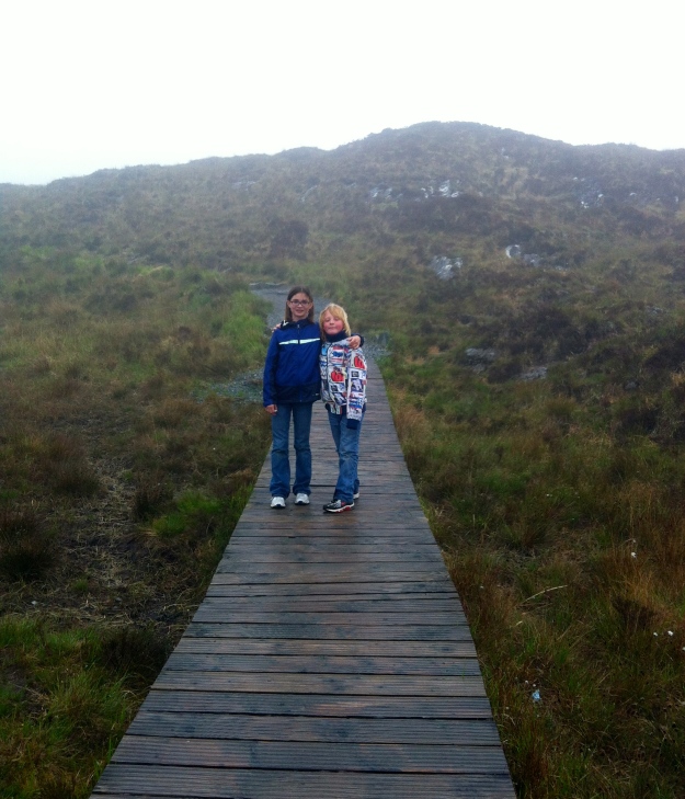 Emmie & Spencer -  Foggy hill hike!